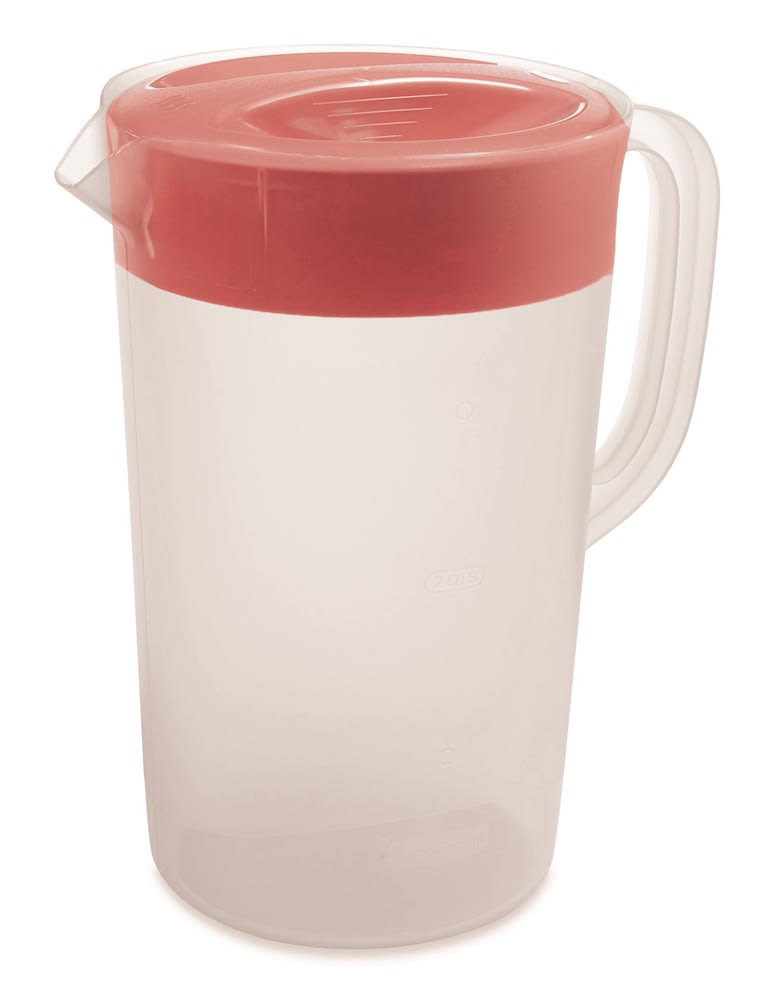 GuestSupply US | Rubbermaid® Plastic Pitcher with Lid, 2.25 Quarts